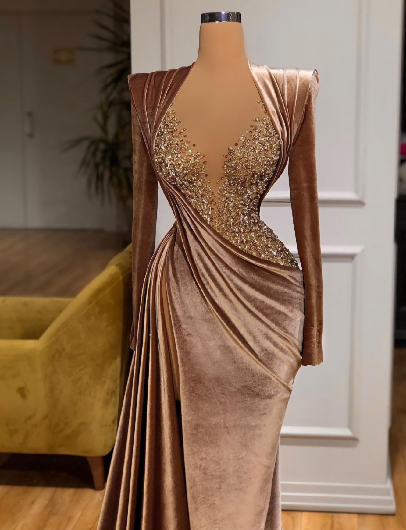 Classy Dress, Mermaid Gown Evening Dress, Sexy Long Prom Dresses