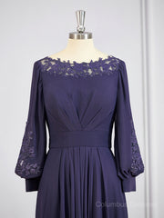 Bridesmaid Dresses Websites, A-Line/Princess Bateau Asymmetrical Chiffon Mother of the Bride Dresses