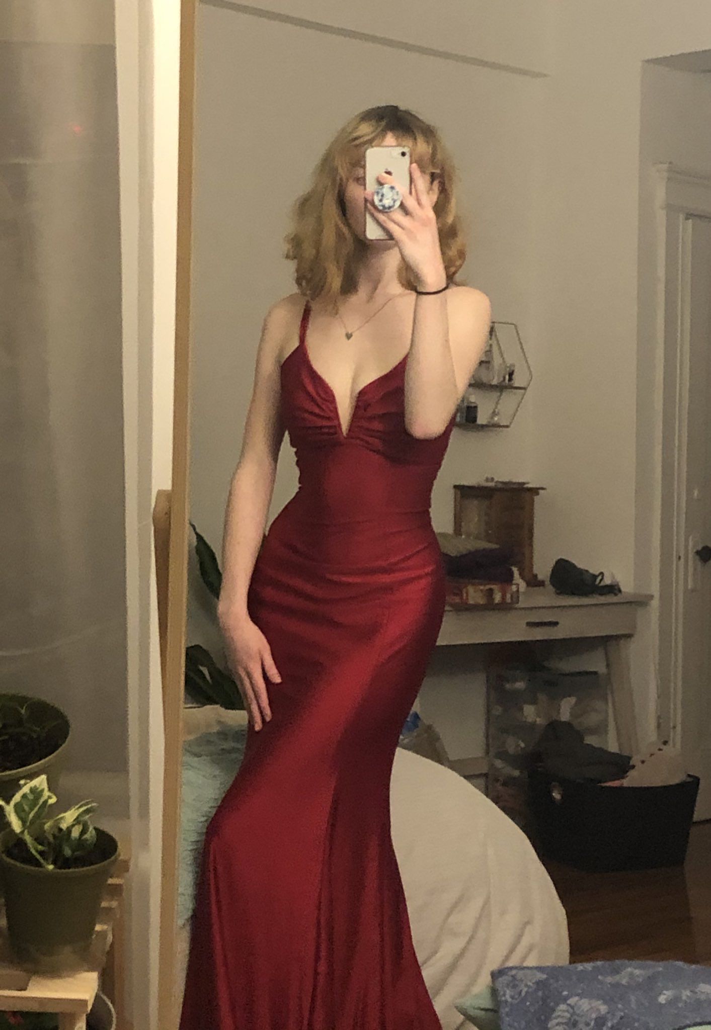 Party Dress Reception Wedding, Burgundy mermaid long prom evening dress