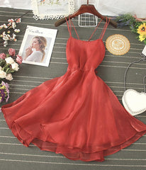 Prom Dresses Uk, Cute Tulle Backless Short Dress, Mini Homecoming Dress