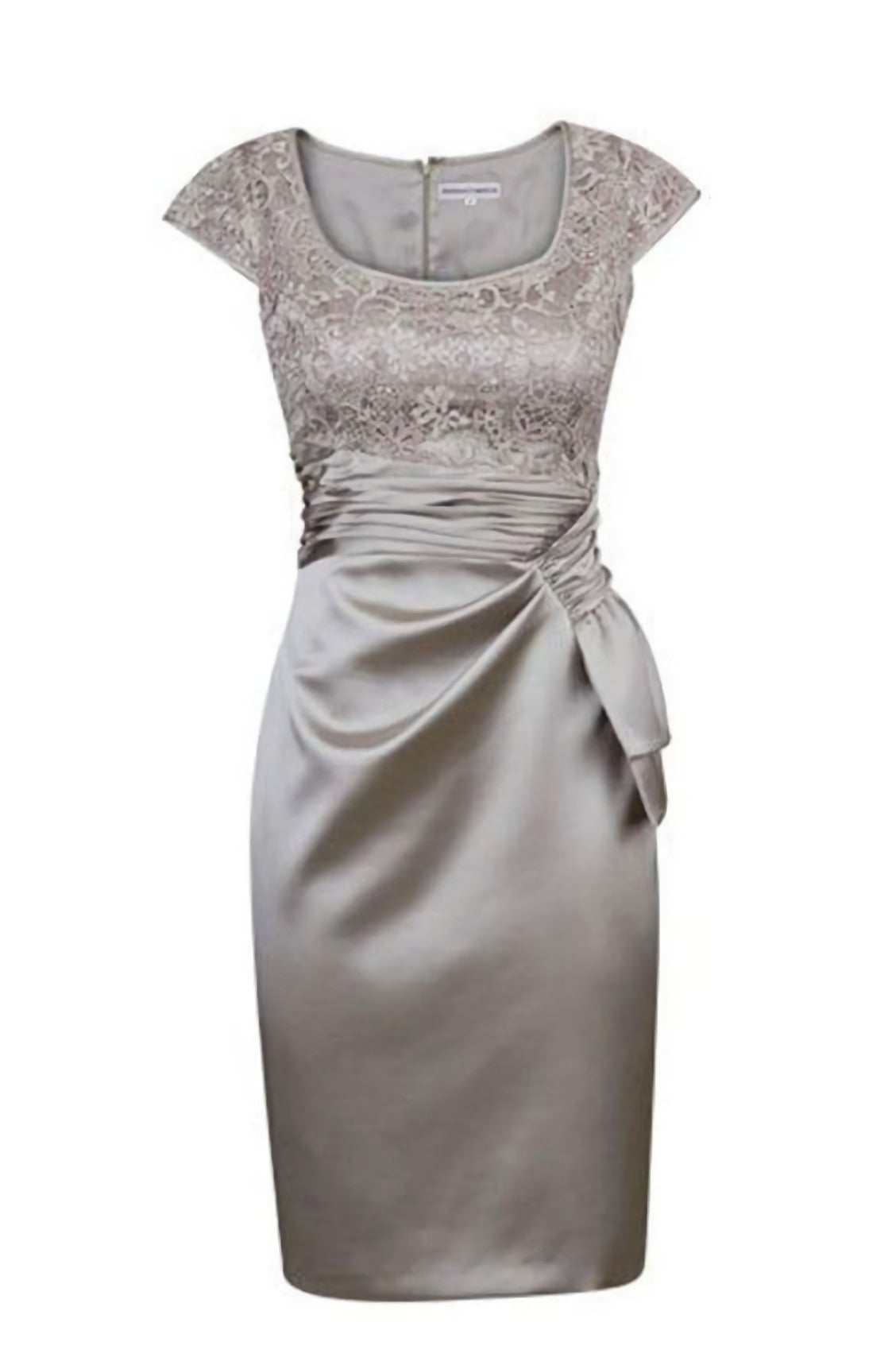 Prom Dresses Long, Elegant Short Silver Cap Sleeves Mother Of The Bride Dress, Homecoming Dress